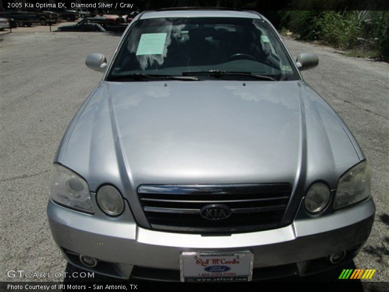 Diamond Silver / Gray 2005 Kia Optima EX