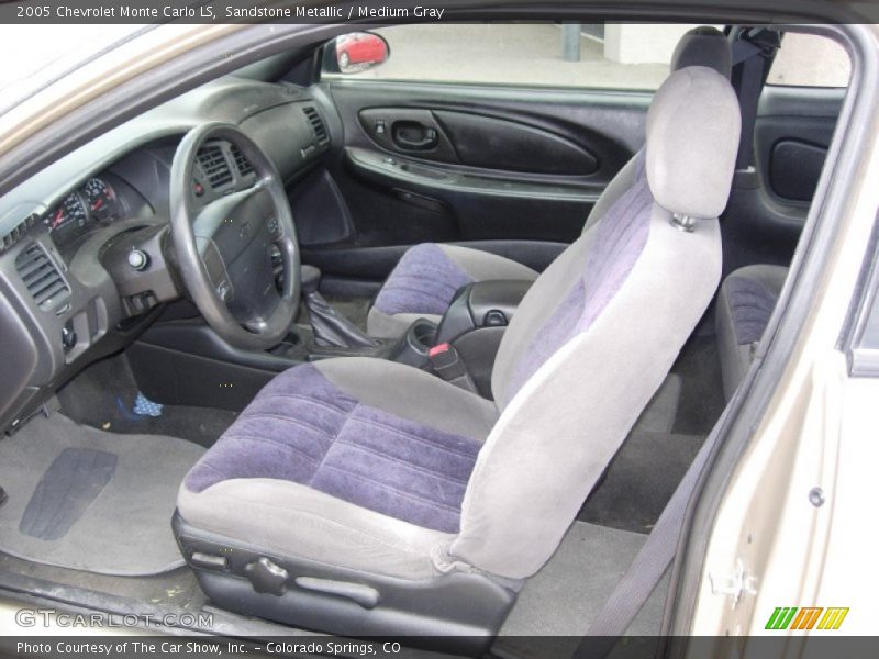 Sandstone Metallic / Medium Gray 2005 Chevrolet Monte Carlo LS