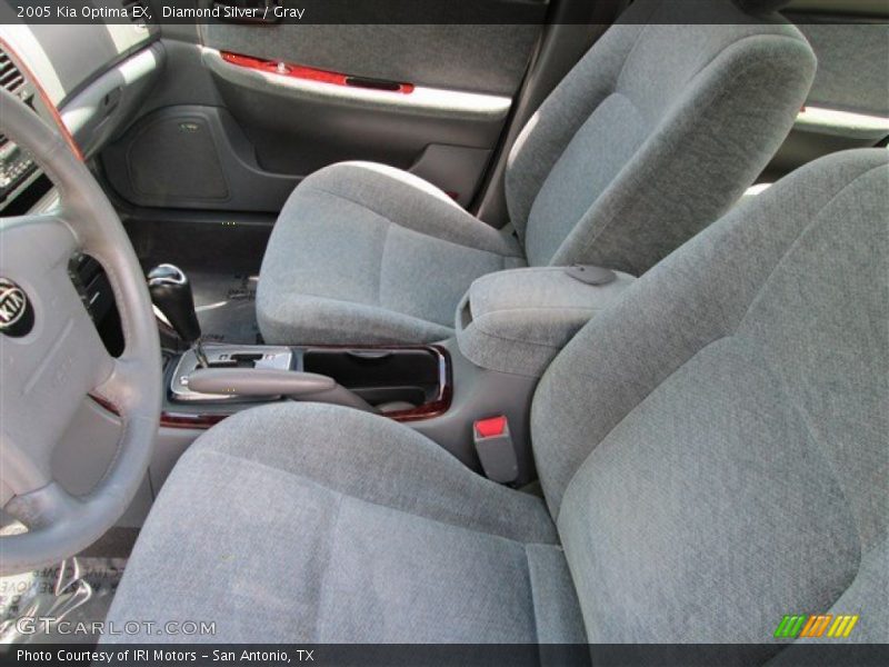 Diamond Silver / Gray 2005 Kia Optima EX
