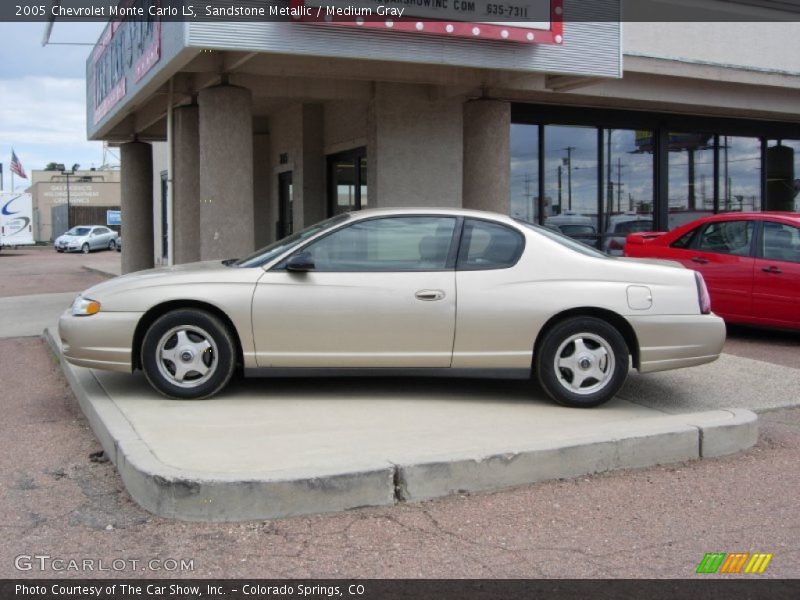 Sandstone Metallic / Medium Gray 2005 Chevrolet Monte Carlo LS