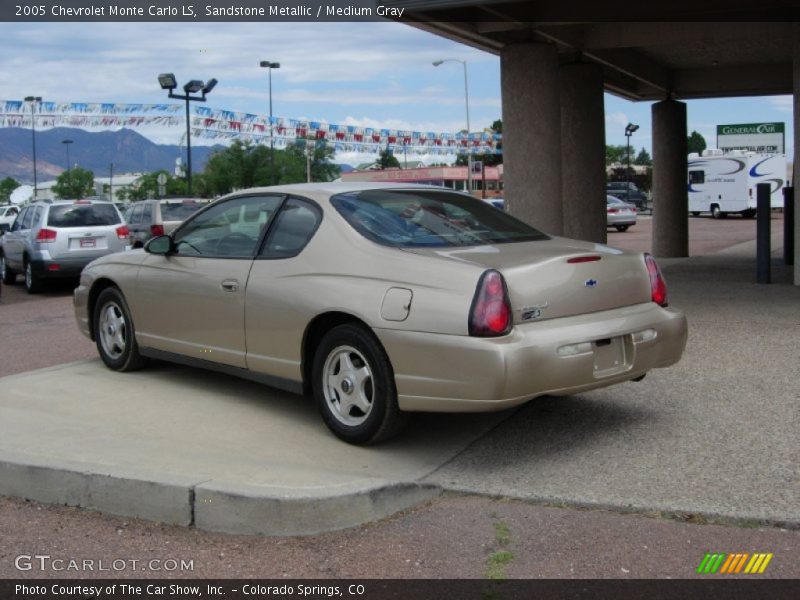 Sandstone Metallic / Medium Gray 2005 Chevrolet Monte Carlo LS