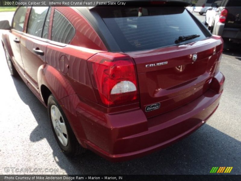 Inferno Red Crystal Pearl / Pastel Slate Gray 2007 Dodge Caliber SE
