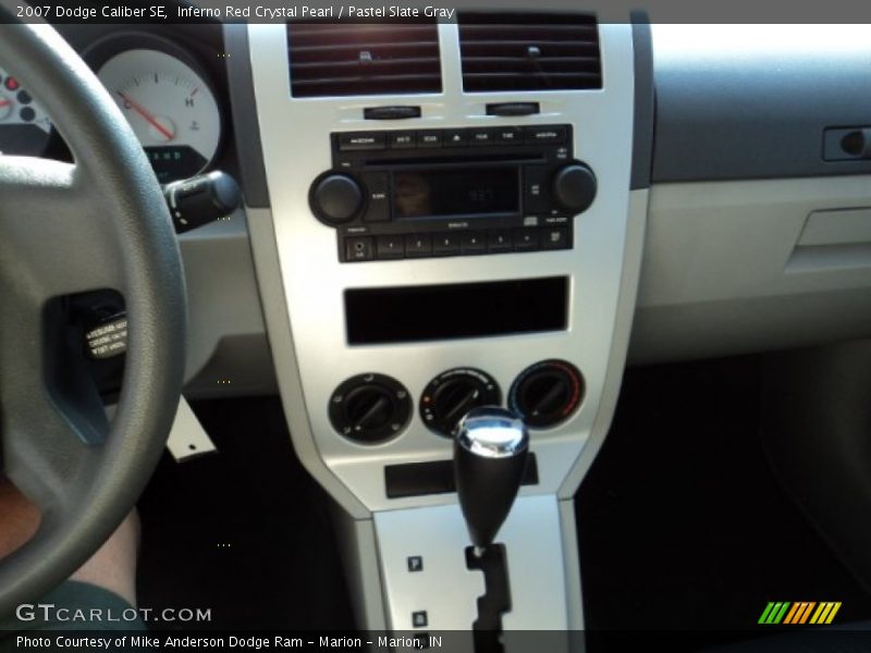 Inferno Red Crystal Pearl / Pastel Slate Gray 2007 Dodge Caliber SE