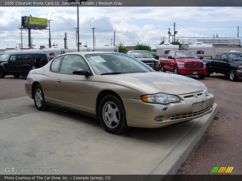 Sandstone Metallic / Medium Gray 2005 Chevrolet Monte Carlo LS