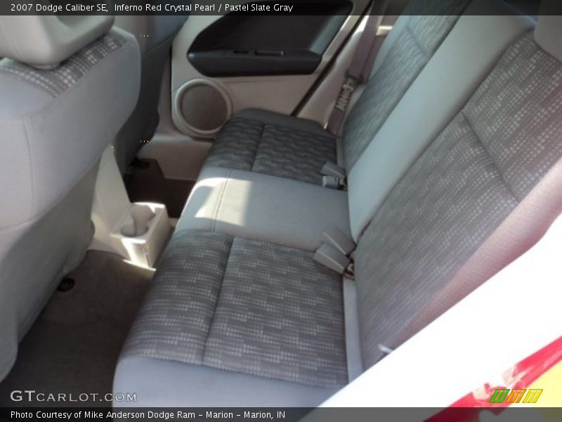 Inferno Red Crystal Pearl / Pastel Slate Gray 2007 Dodge Caliber SE