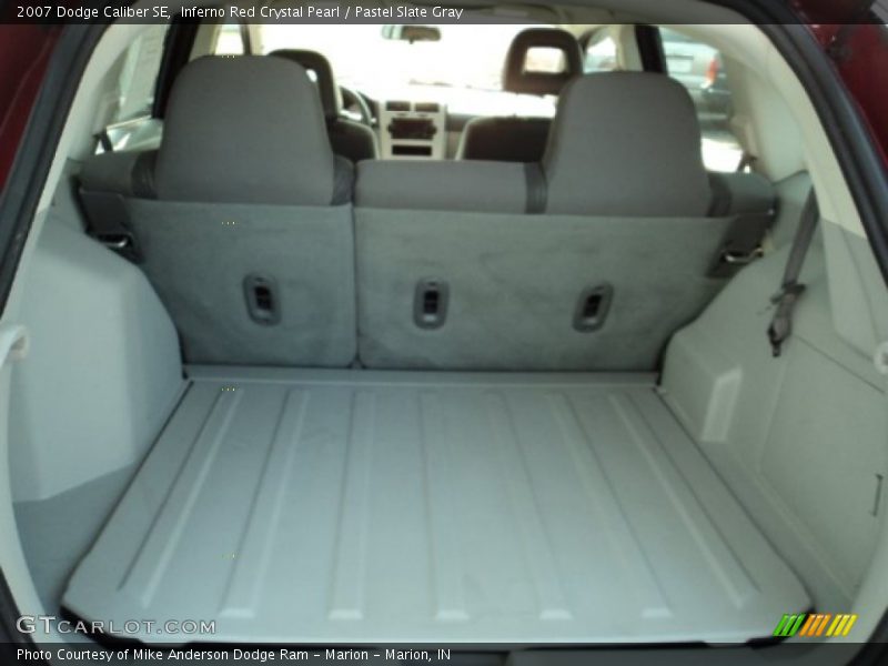 Inferno Red Crystal Pearl / Pastel Slate Gray 2007 Dodge Caliber SE