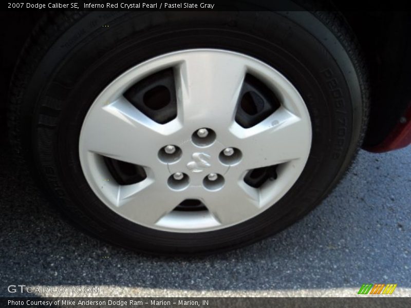 Inferno Red Crystal Pearl / Pastel Slate Gray 2007 Dodge Caliber SE