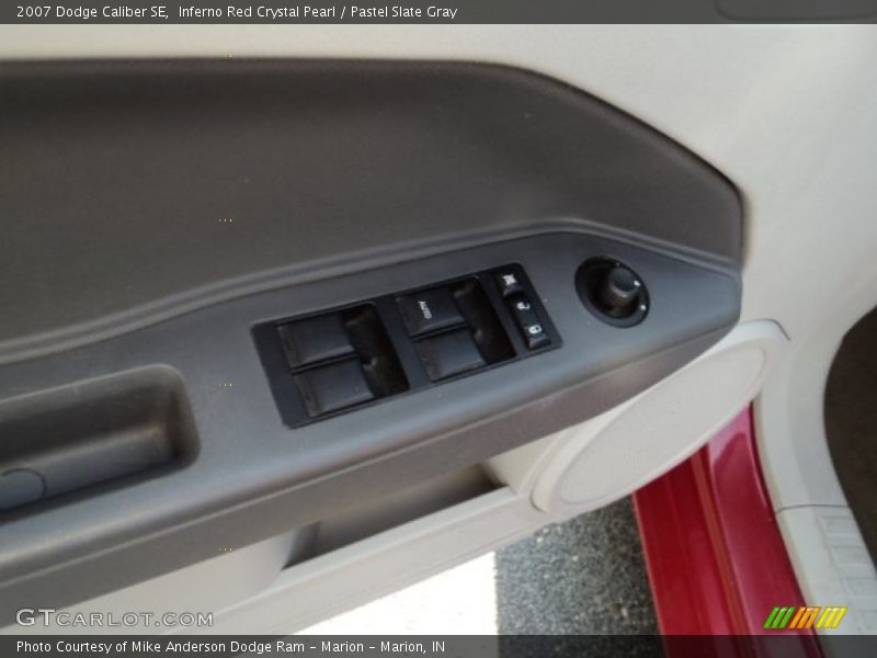 Inferno Red Crystal Pearl / Pastel Slate Gray 2007 Dodge Caliber SE