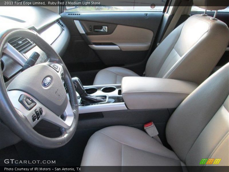 Ruby Red / Medium Light Stone 2013 Ford Edge Limited