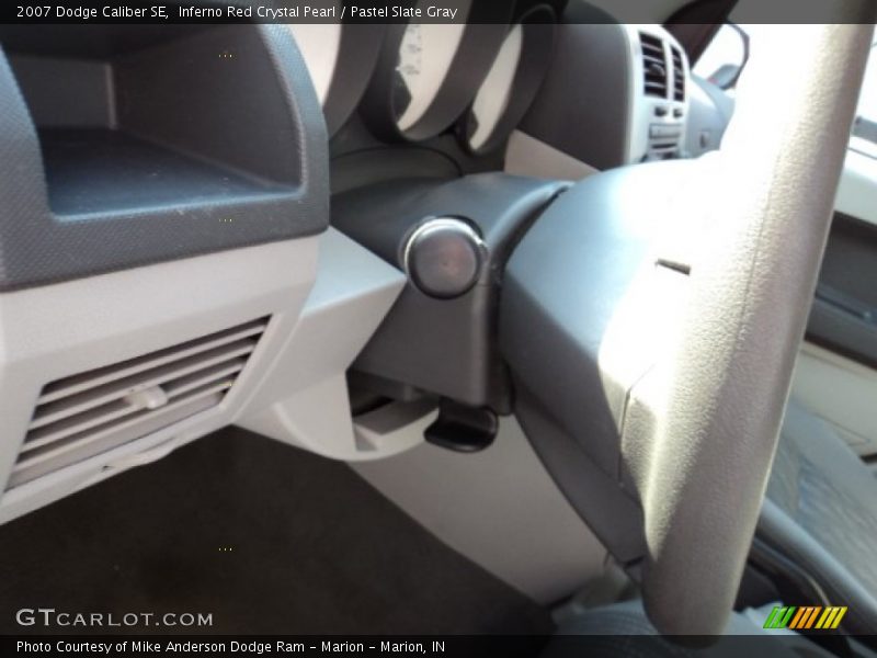 Inferno Red Crystal Pearl / Pastel Slate Gray 2007 Dodge Caliber SE
