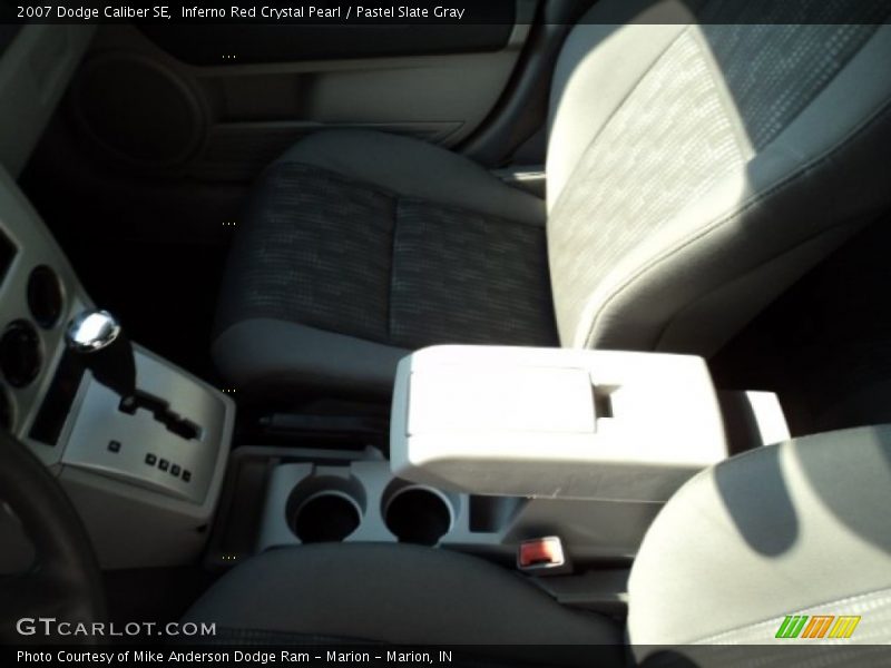 Inferno Red Crystal Pearl / Pastel Slate Gray 2007 Dodge Caliber SE