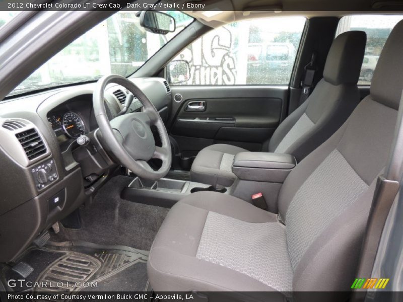 Dark Gray Metallic / Ebony 2012 Chevrolet Colorado LT Crew Cab