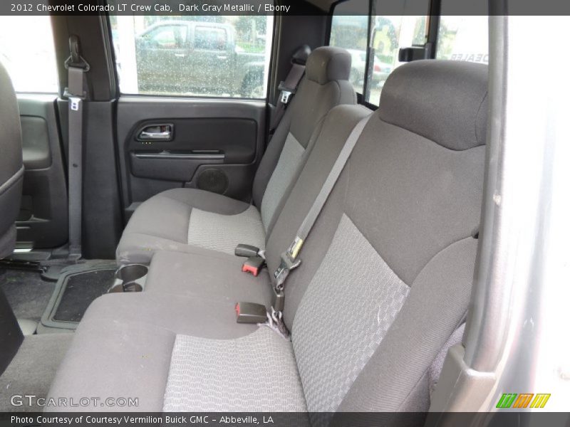 Dark Gray Metallic / Ebony 2012 Chevrolet Colorado LT Crew Cab