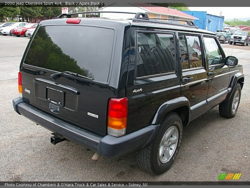Black / Agate Black 2000 Jeep Cherokee Sport 4x4