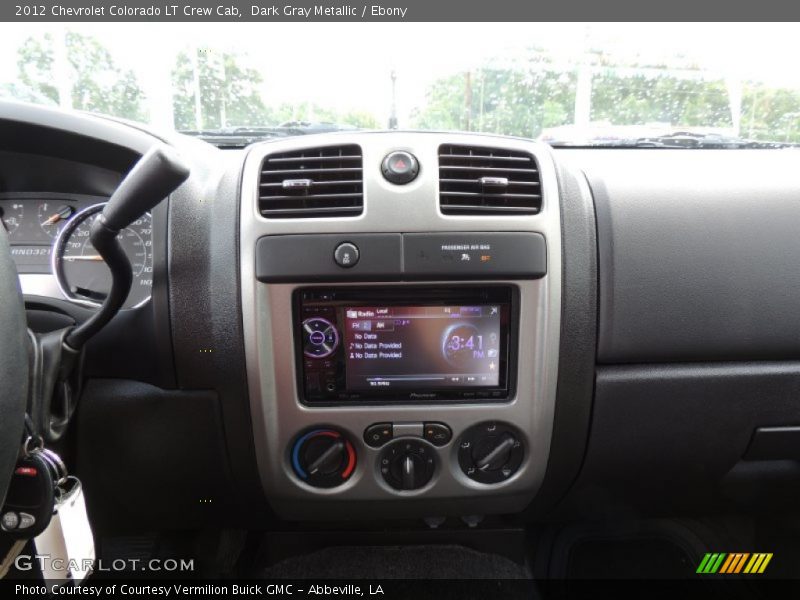 Dark Gray Metallic / Ebony 2012 Chevrolet Colorado LT Crew Cab
