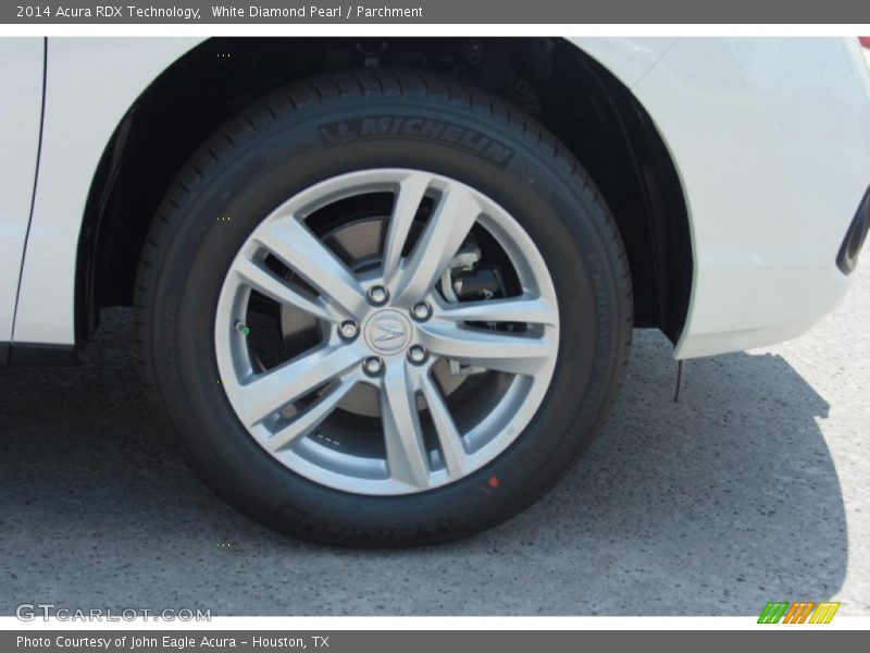 White Diamond Pearl / Parchment 2014 Acura RDX Technology