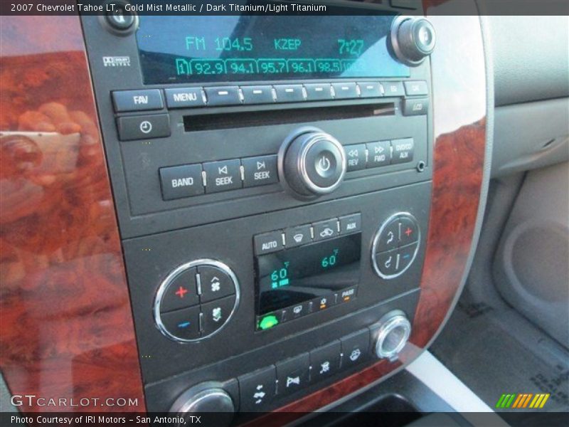 Gold Mist Metallic / Dark Titanium/Light Titanium 2007 Chevrolet Tahoe LT