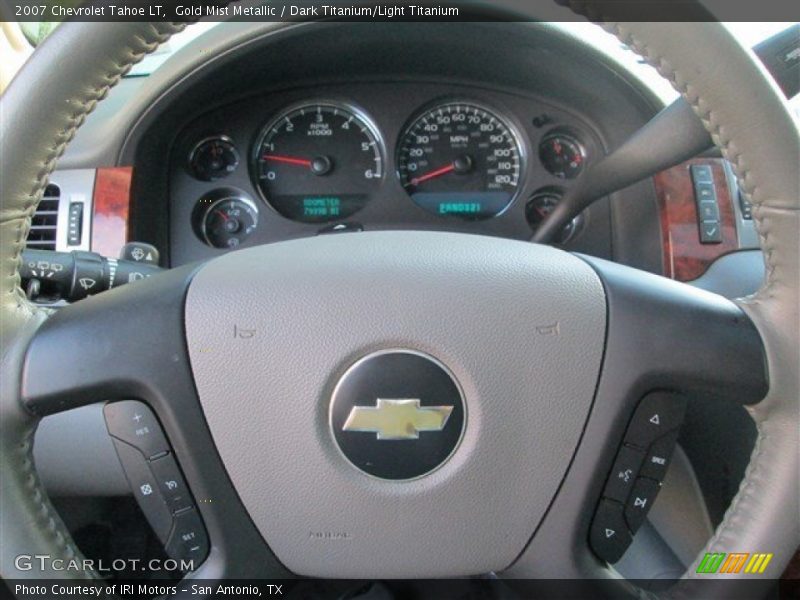 Gold Mist Metallic / Dark Titanium/Light Titanium 2007 Chevrolet Tahoe LT