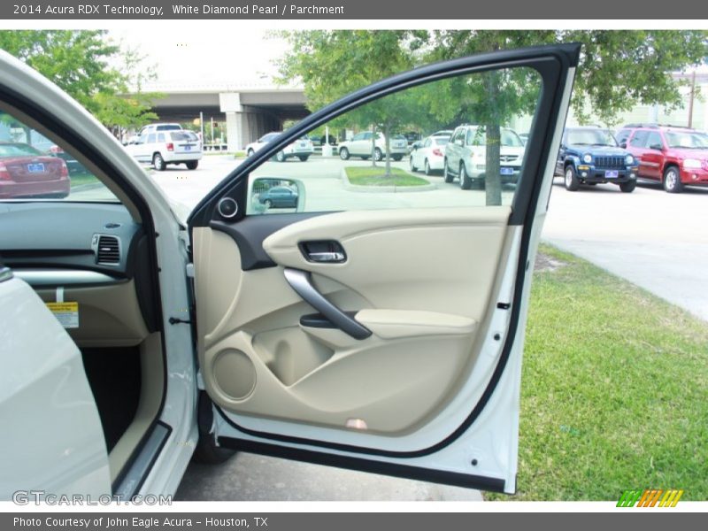 White Diamond Pearl / Parchment 2014 Acura RDX Technology