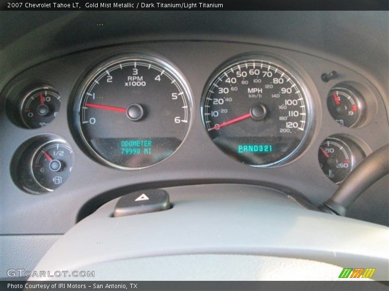 Gold Mist Metallic / Dark Titanium/Light Titanium 2007 Chevrolet Tahoe LT
