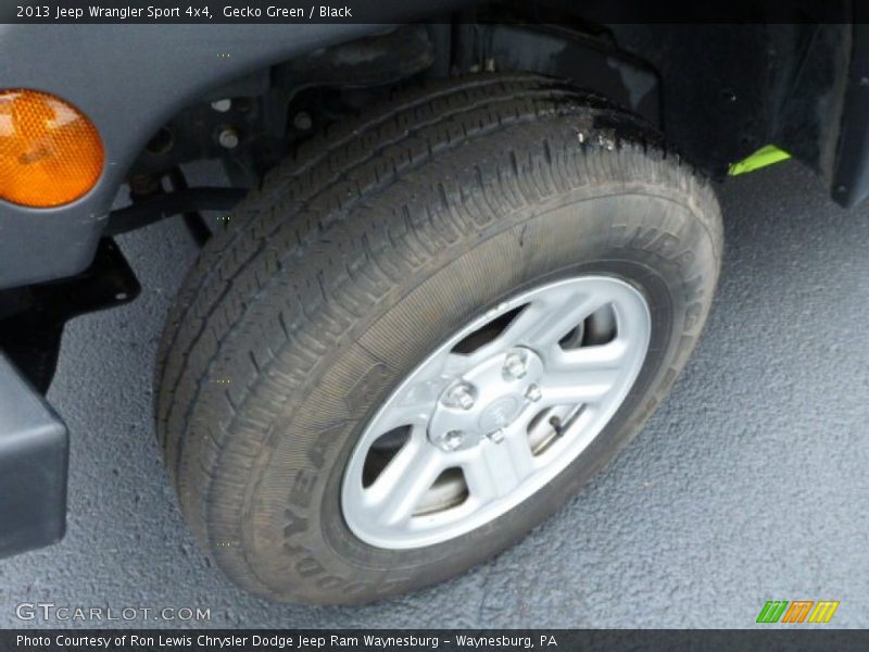 Gecko Green / Black 2013 Jeep Wrangler Sport 4x4