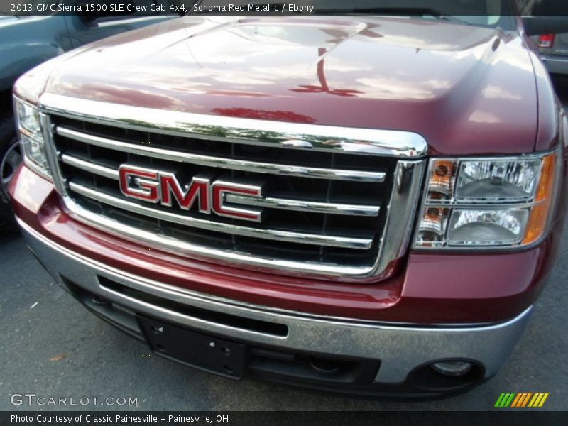 Sonoma Red Metallic / Ebony 2013 GMC Sierra 1500 SLE Crew Cab 4x4