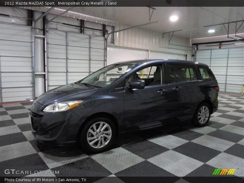 Metropolitan Gray Metallic / Sand 2012 Mazda MAZDA5 Sport