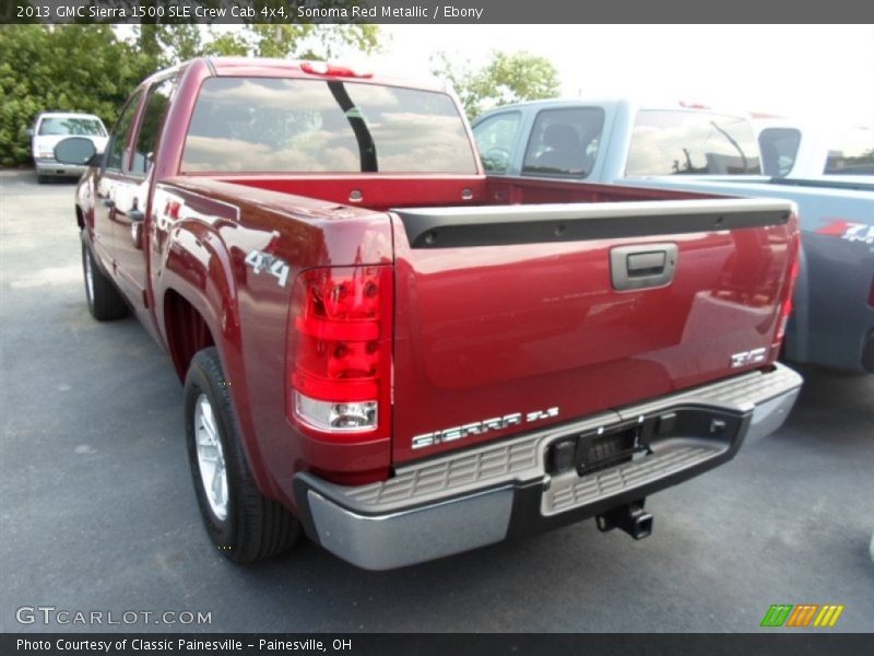 Sonoma Red Metallic / Ebony 2013 GMC Sierra 1500 SLE Crew Cab 4x4
