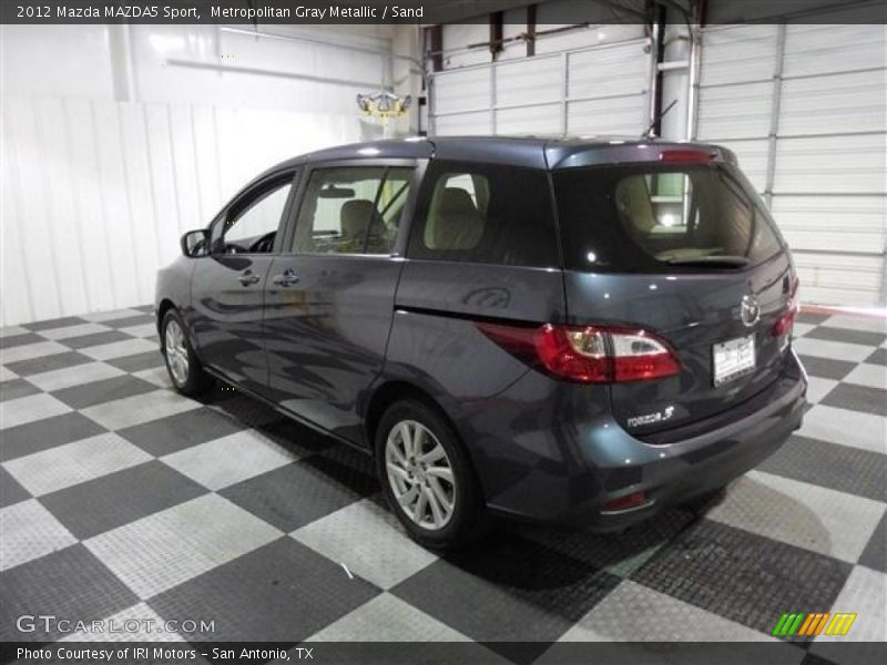 Metropolitan Gray Metallic / Sand 2012 Mazda MAZDA5 Sport