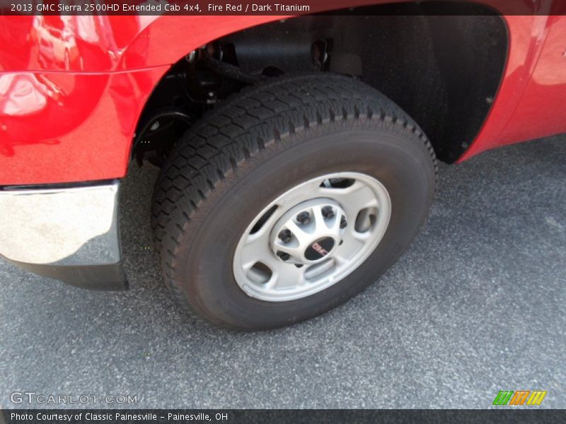 Fire Red / Dark Titanium 2013 GMC Sierra 2500HD Extended Cab 4x4