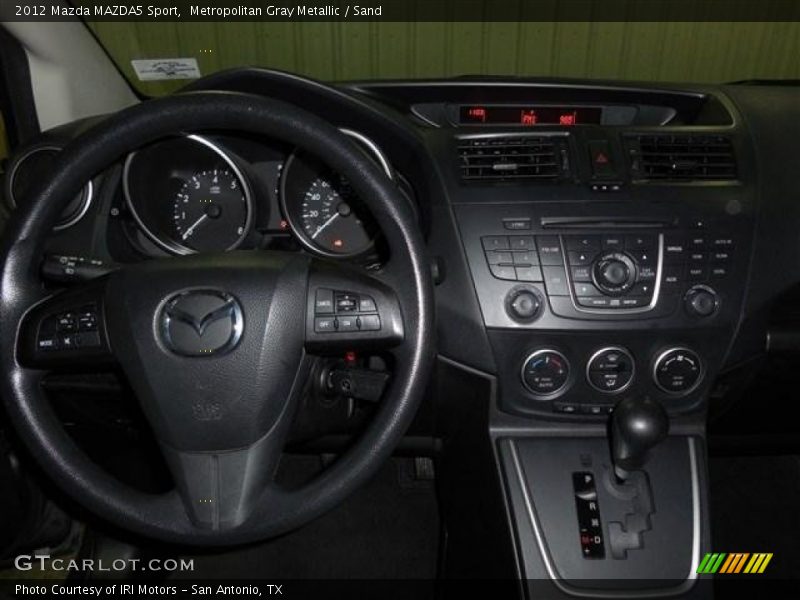 Metropolitan Gray Metallic / Sand 2012 Mazda MAZDA5 Sport