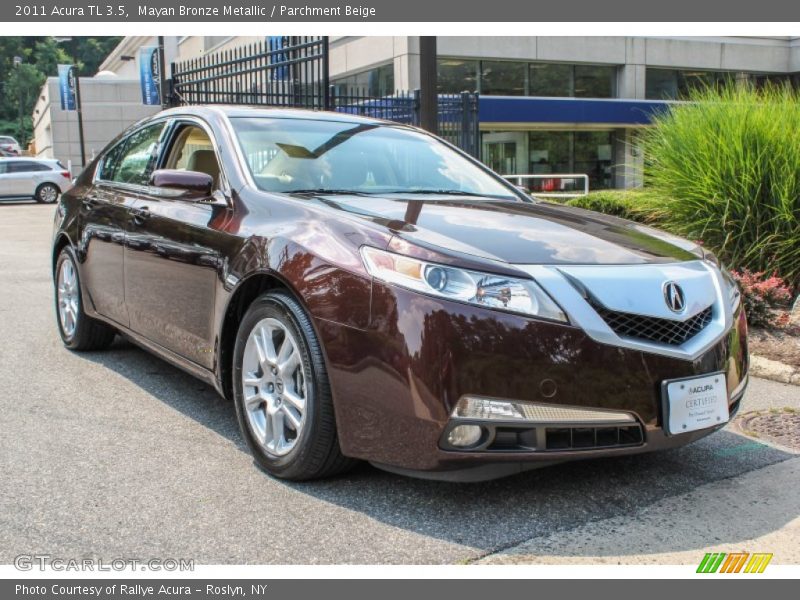 Mayan Bronze Metallic / Parchment Beige 2011 Acura TL 3.5