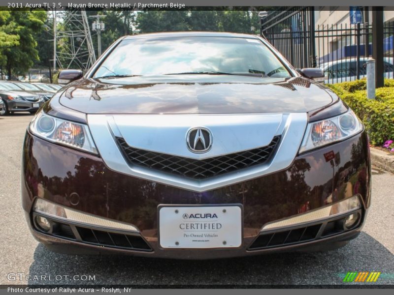 Mayan Bronze Metallic / Parchment Beige 2011 Acura TL 3.5