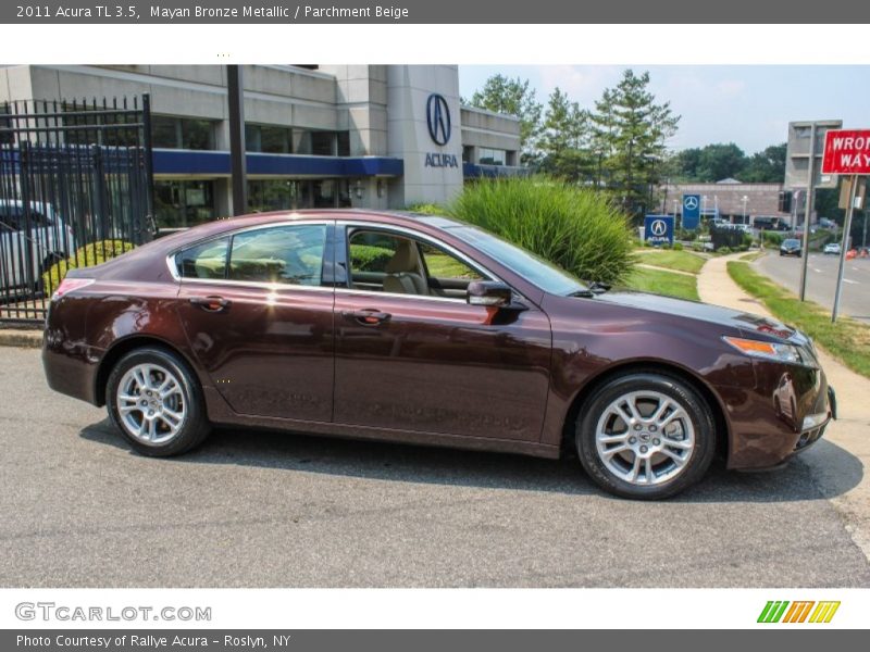 Mayan Bronze Metallic / Parchment Beige 2011 Acura TL 3.5