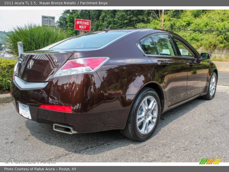 Mayan Bronze Metallic / Parchment Beige 2011 Acura TL 3.5