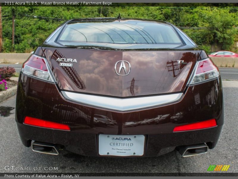 Mayan Bronze Metallic / Parchment Beige 2011 Acura TL 3.5