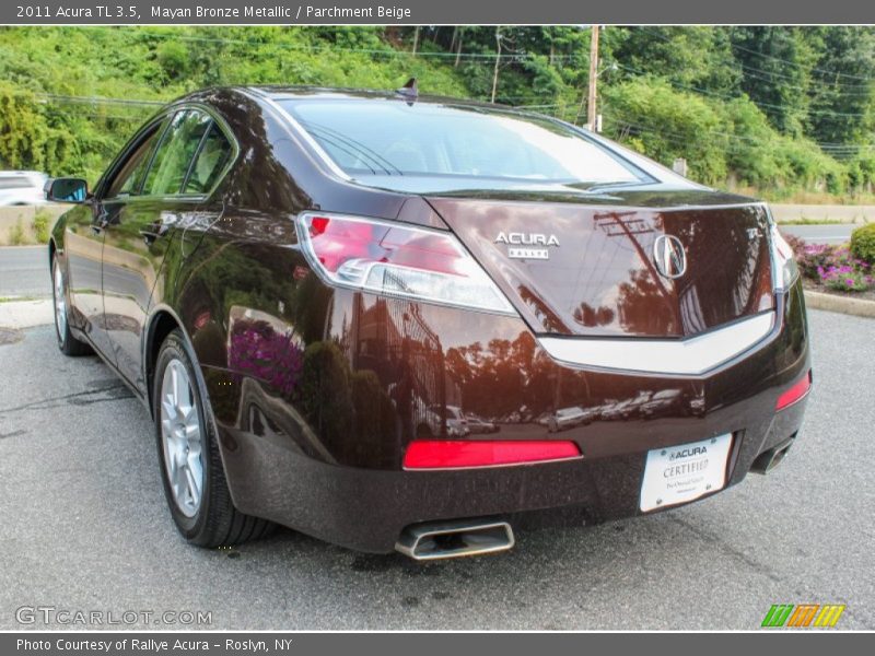 Mayan Bronze Metallic / Parchment Beige 2011 Acura TL 3.5