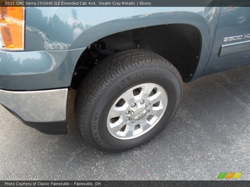 Stealth Gray Metallic / Ebony 2013 GMC Sierra 2500HD SLE Extended Cab 4x4