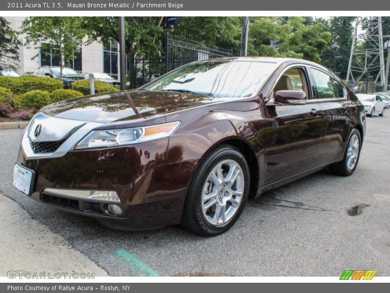 Mayan Bronze Metallic / Parchment Beige 2011 Acura TL 3.5