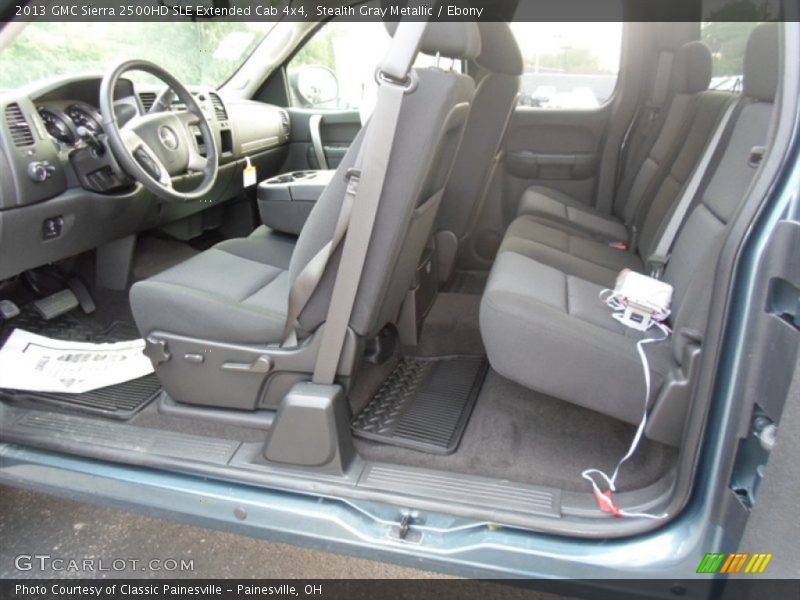 Stealth Gray Metallic / Ebony 2013 GMC Sierra 2500HD SLE Extended Cab 4x4