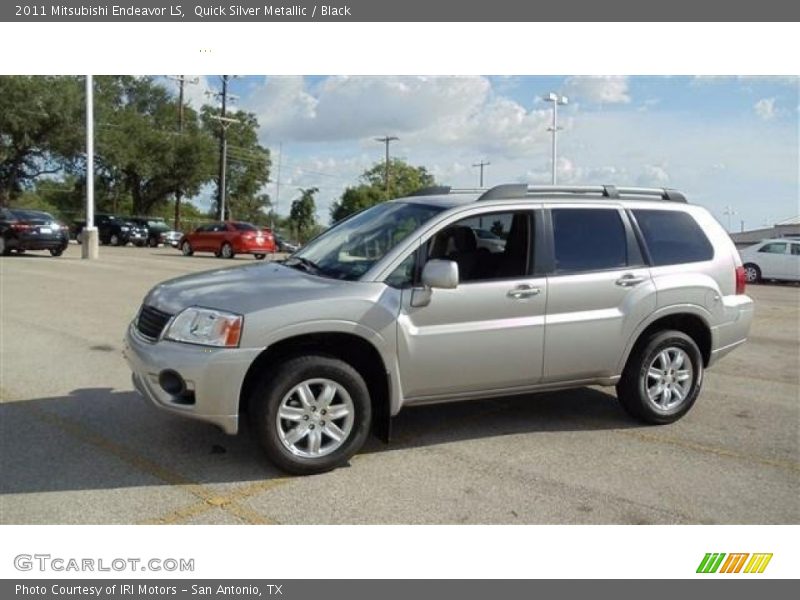Quick Silver Metallic / Black 2011 Mitsubishi Endeavor LS