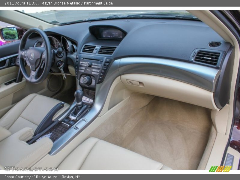 Mayan Bronze Metallic / Parchment Beige 2011 Acura TL 3.5
