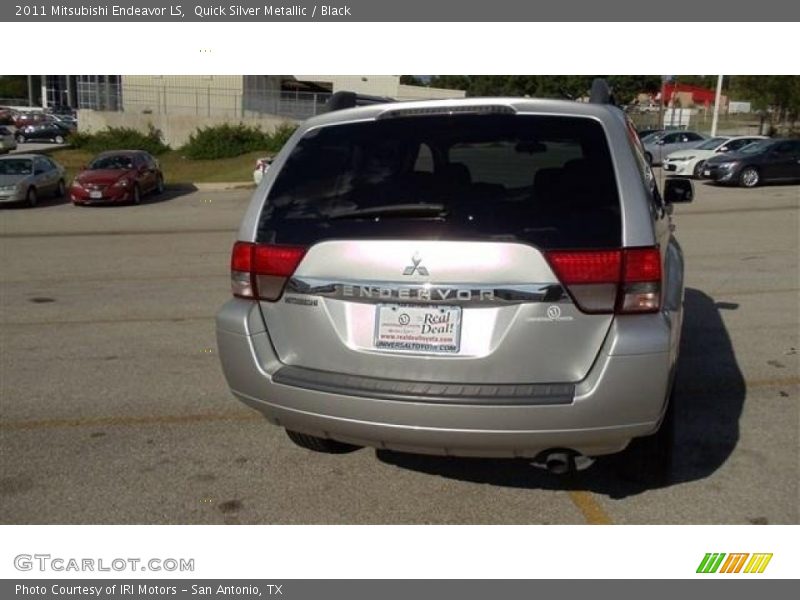 Quick Silver Metallic / Black 2011 Mitsubishi Endeavor LS