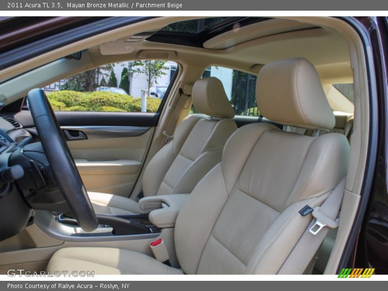 Mayan Bronze Metallic / Parchment Beige 2011 Acura TL 3.5