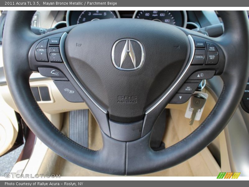 Mayan Bronze Metallic / Parchment Beige 2011 Acura TL 3.5