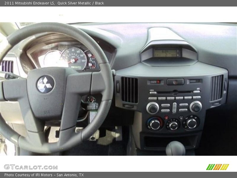 Quick Silver Metallic / Black 2011 Mitsubishi Endeavor LS