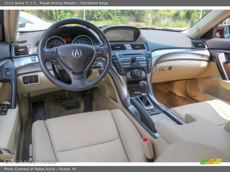Mayan Bronze Metallic / Parchment Beige 2011 Acura TL 3.5