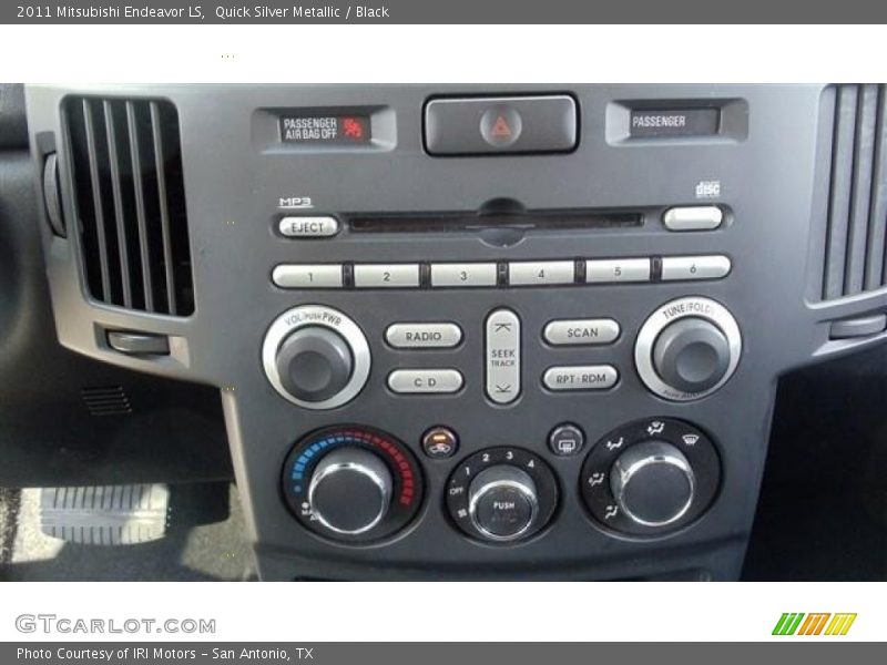 Quick Silver Metallic / Black 2011 Mitsubishi Endeavor LS