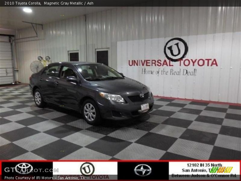 Magnetic Gray Metallic / Ash 2010 Toyota Corolla