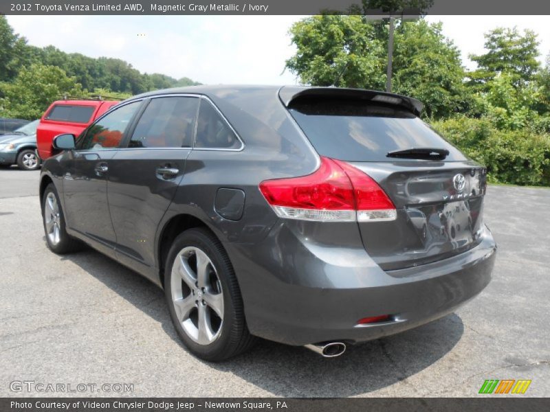 Magnetic Gray Metallic / Ivory 2012 Toyota Venza Limited AWD